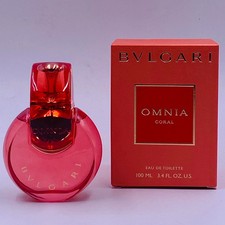 BVLGARI Omnia Coral 100 ml/3.4 oz EDT Spray for Women New In Box