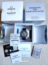 NIB Omega x Swatch Moonswatch Mission To The Earthphase