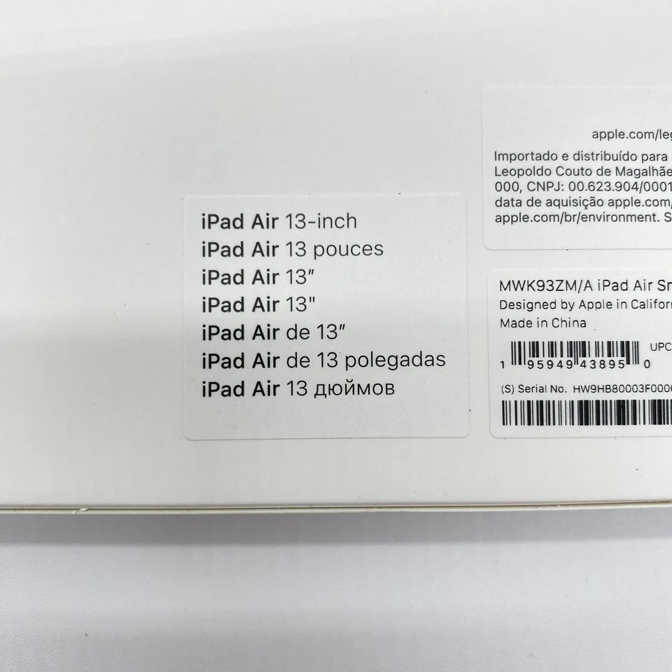 Nuevo Apple - Smart Folio para iPad Air 13 pulgadas (M2) - Gris carbón Foto 4 de 4