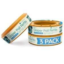 Diaper Pail Refill Bags set compatible with Waste Bins 3 Pack New