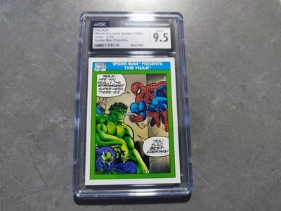 Spiderman Presents: Hulk Marvel Universe Series 1 (1990) Impel #152 CGC 9.5