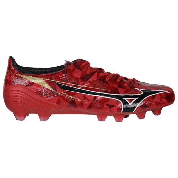Mizuno Soccer Cleats Mizuno ALPHA II ELITE P1GA256260 Ruby Red / Black tom09 image 2
