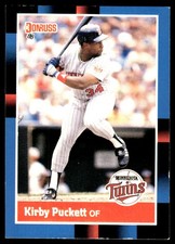 Kirby Puckett 1988 Donruss #368 Twins MLB READ FREE SHIPPING AutographDen