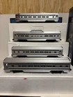 MTH 20-80002E PENNSYLVANIA ALUMINUM 4 CAR PASSENGER SET W/BOXES O GAUGE