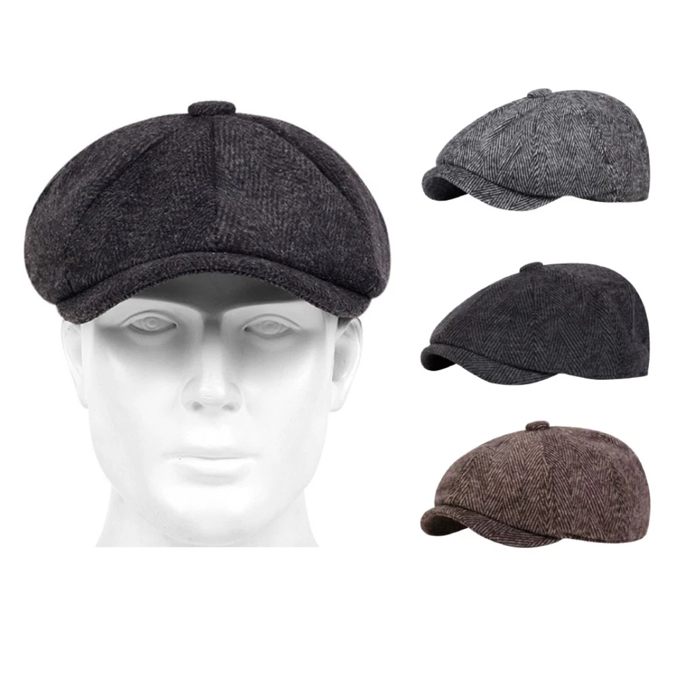 Peaky Blinders Tommy Shelby Cosplay Hat Halloween Carnival Costume Accessories - Image 1 of 4