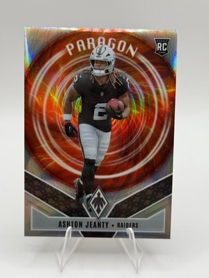 2025 Panini Phoenix ASHTON JEANTY Paragon Silver Holo Rookie RC #10 - Raiders