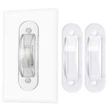 Wall Switch Guards Plate Covers Child Safety Security Home 2 Piece, Clear