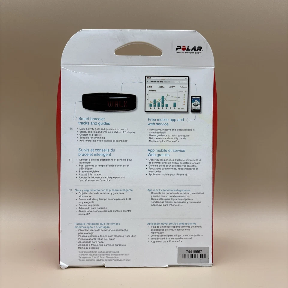 Polar Loop Black 24-Hour Activity Tracker, BRAND NEW - Image 3 of 4