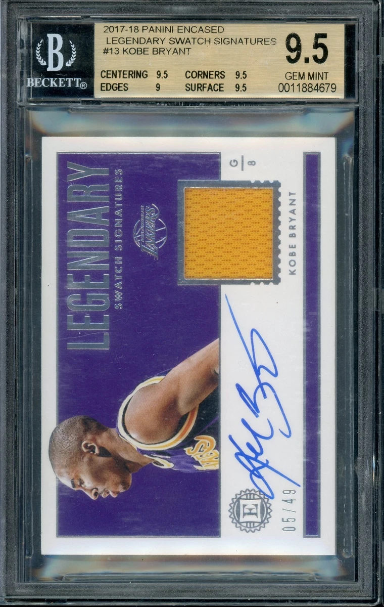 Kobe Bryant Basketball Trading Cards Memorabilia Sports 2017-18