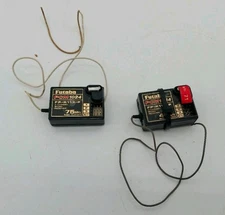 Lot Of 2 Futaba FP-R113ip PCM 1024 3 Channel 75mhz Receiver RC RX