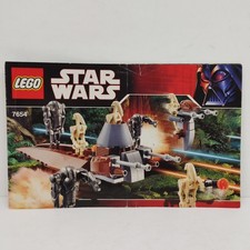 Lego 7654 Droid Battle Pack Instruction Manual Only Star Wars