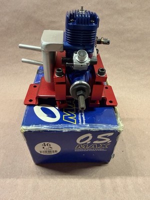 O.S. MAX 46LA 2-Stroke Nitro/Glow RC Engine w/BCM Pitts muffler