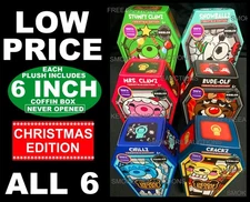 6 Deddy Bears Xmas Christmas Plush Kreepy Kringle Coffin Collection with in 2025