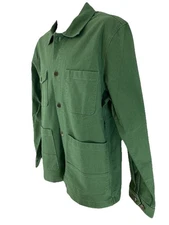🆕️Lands End Mens M Estate Green Unlined Chore Jacket Field Coat