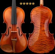 T31+ Pro Master Strad 1715 Copy Violin 4/4 Perfect Puma Grain European Wood Rich