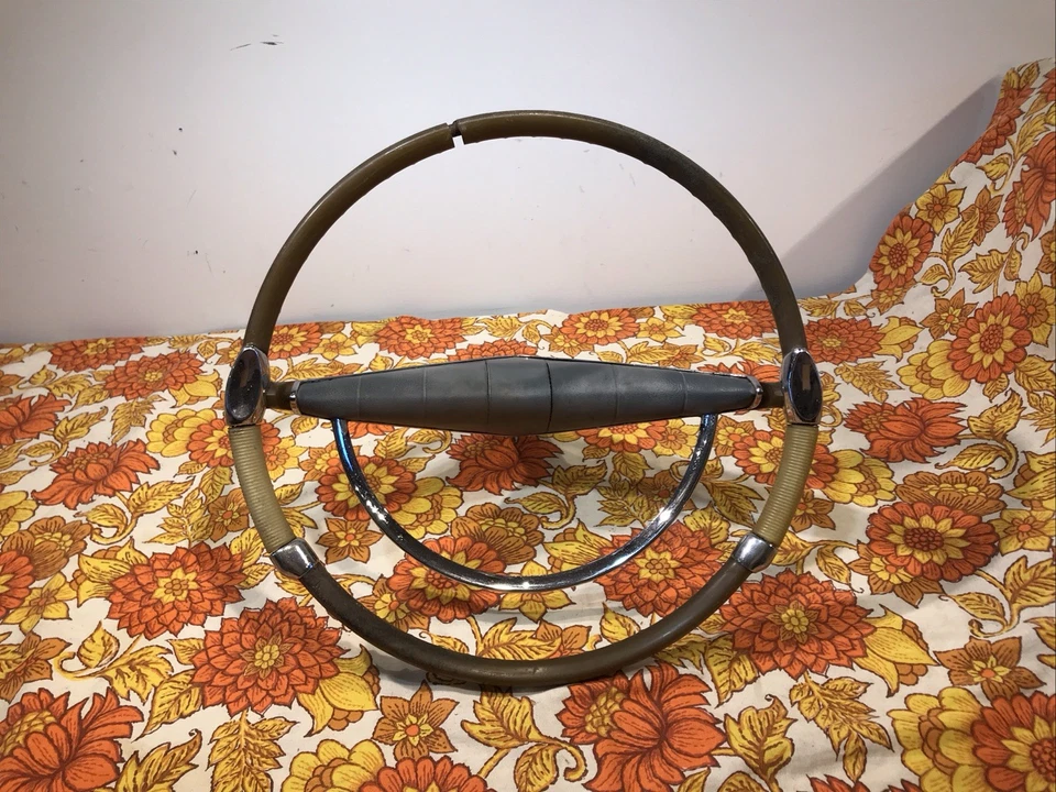 1957 1958 1959 Chrysler Imperial Steering Wheel Horn Button  1738191 DC OEM - Image 3 of 4