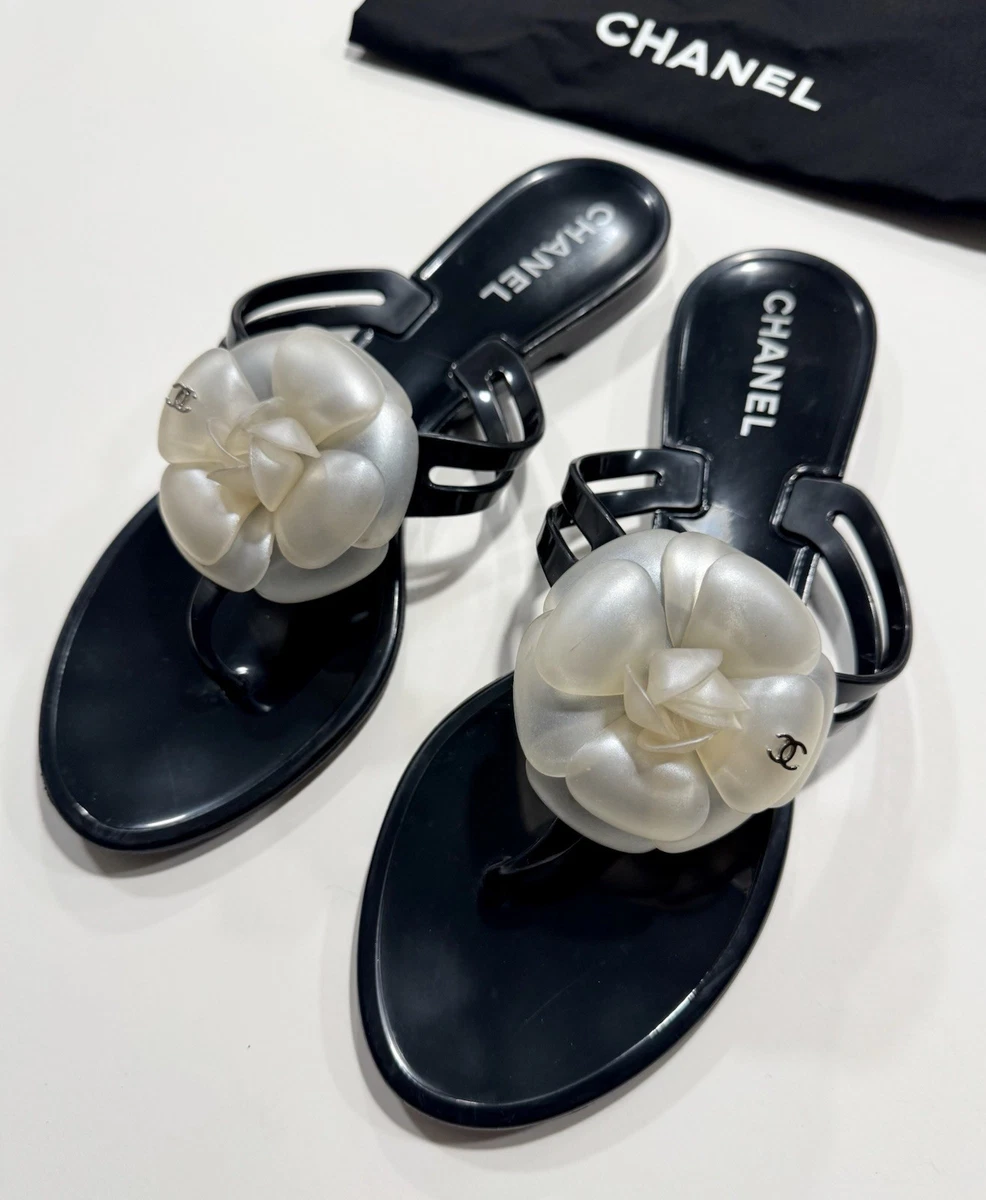 CHANEL Camellia Sandals Women's Rubber for sale | eBay