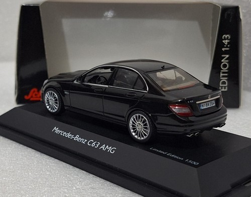 Mercedes-Benz C-Klasse C63 AMG W204 2011 Black 1:43 Schuco 04926 RARE!! (13) - Picture 4 of 17