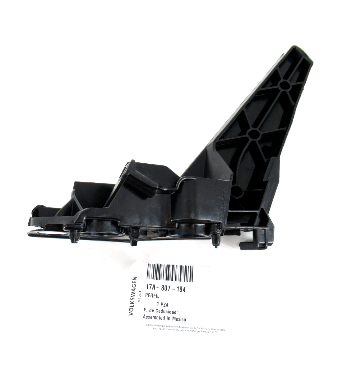 Genuine OEM VW 17A-807-184 Passenger RH Front Bumper Guide Bracket