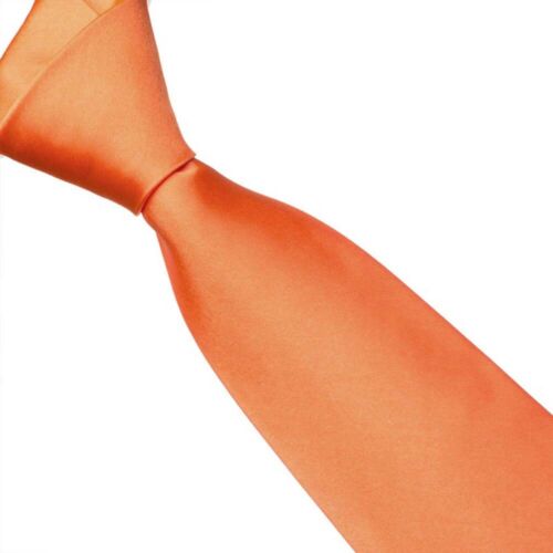 Mens Formal Casual Wedding Groomsmen Solid Plain Colour 8 or 10cm Necktie Ties - Picture 61 of 92