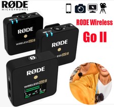 RODE Wireless Go II Compact lavalier Dual Microphone Wireless System for camera