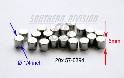 57-0394Set of 20 clutch hub roller bearings Triumph 37-83 BSA A65 T394 42-3206