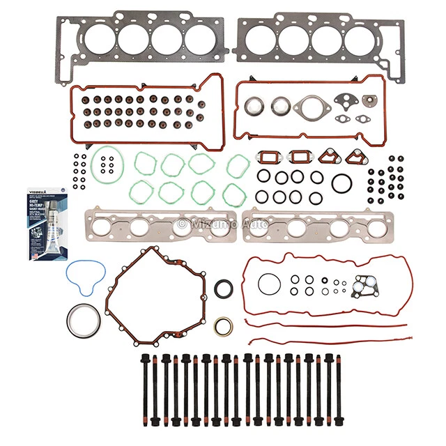 Juego completo de juntas pernos de cabeza para 06-11 Cadillac DTS Buick Lucerne 4,6 L DOHC Y, 9 Foto 2 de 4