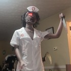 Party City Animated Faceless Nurse W/ Box Retired Halloween Prop Animatronic — photo 5