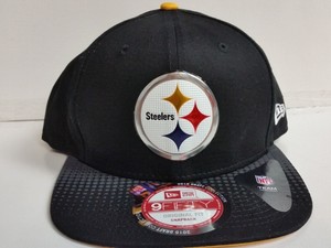 Pittsburgh-Steelers-New-Era-9Fifty-Cap-Flat-Brim-Snapback-2015-Draft-Day-Hat-NFL