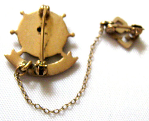 10K Gold & Diamond PILOT International PAST PRESIDENT Lapel Pin BADGE AWARD - Picture 4 of 4