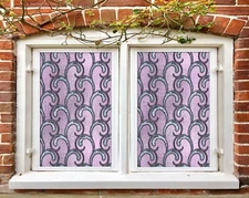 3D White Trim O458 Window Film Print Sticker Cling Stained Glass UV Block Am