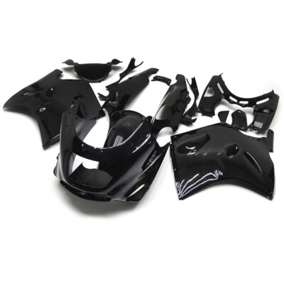 KinaRiページ♡ Black Fairings for Kawasaki 1993 - 2003 ZZR1100 Ninja ZX11