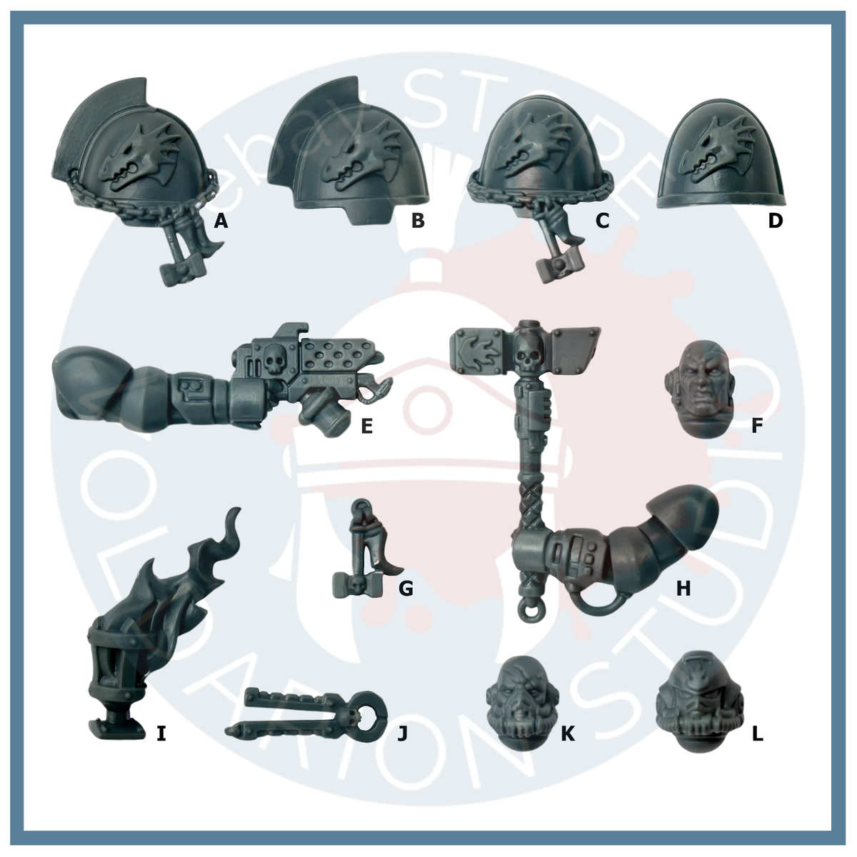 SALAMANDERS UPGRADES - Single Bits - Space Marines - Warhammer 40K