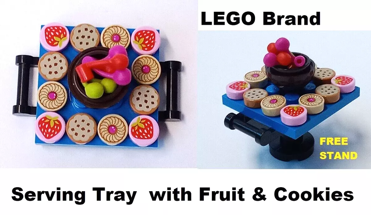 LEGO Party Tray with Treats Fruit and Cookies Holiday Bowl FREE