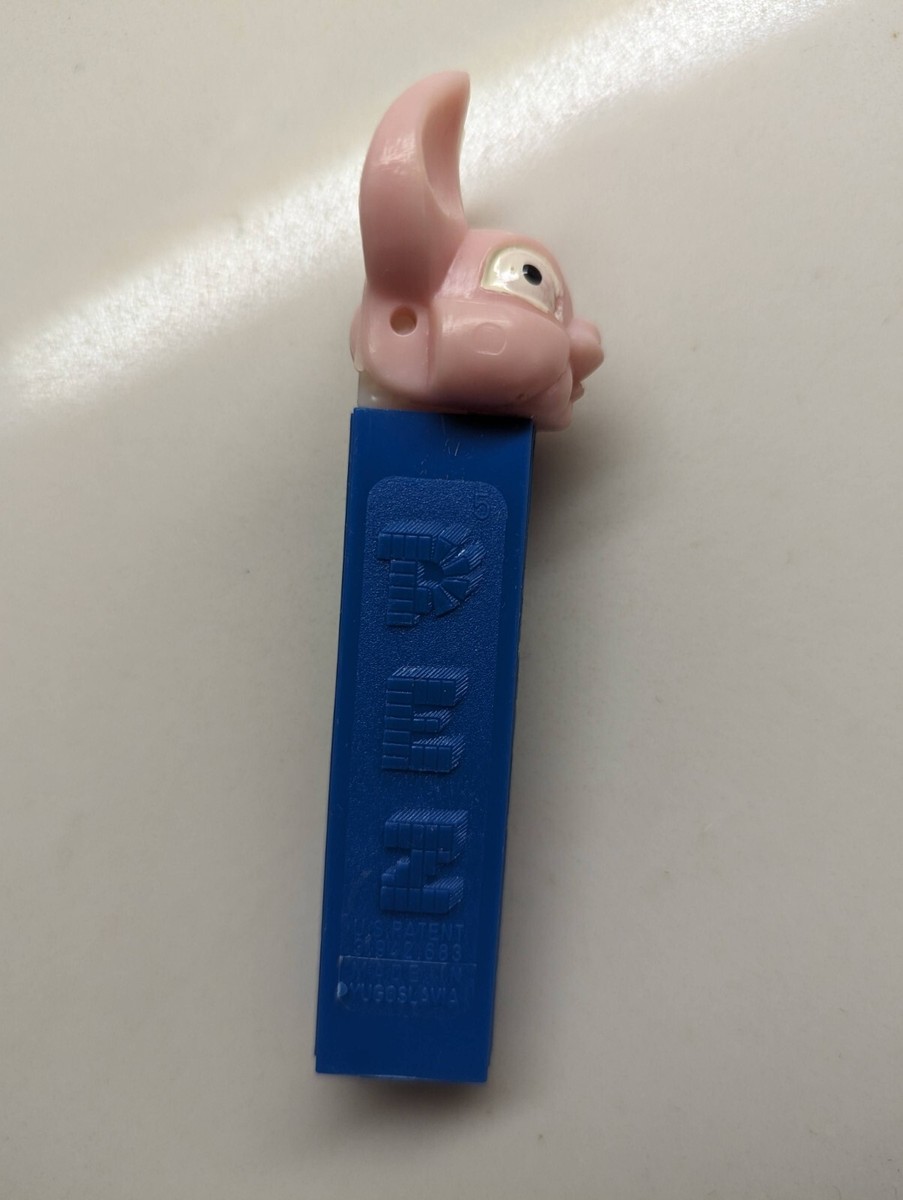 Vintage Pez Easter Bunny Rabbit No feet Blue Stem 3.9 Made