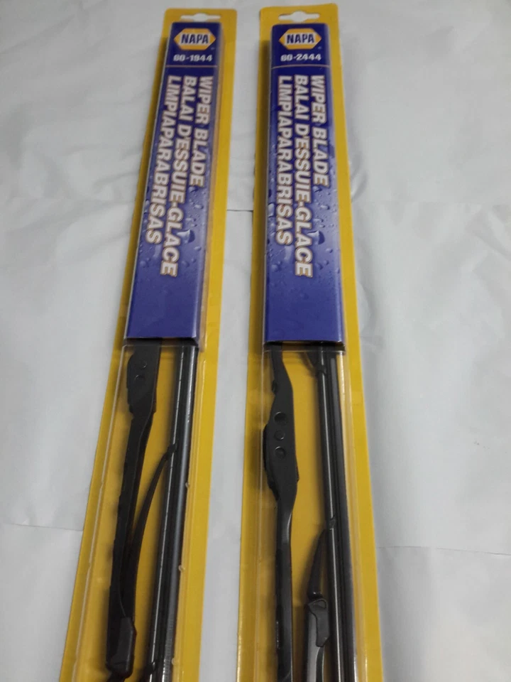 4 щетки стеклоочистителя ветрового стекла NAPA размер 24 и 19 — передние левые и правые 2 комплекта 02 24+19 - Изображение 2 из 4