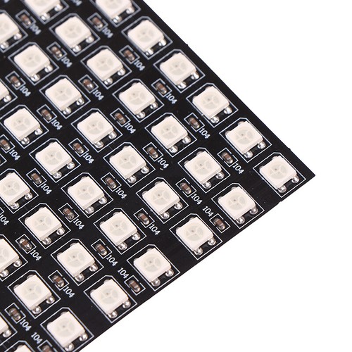 1Pc WS2812 LED 5050 RGB 8x8 64 Bit LED Matrix Module Screen LED Digital Light - Picture 7 of 12