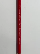 VTG XANAX advertising Pencil UpJohn Company Red Anxiety Depressive Collectible