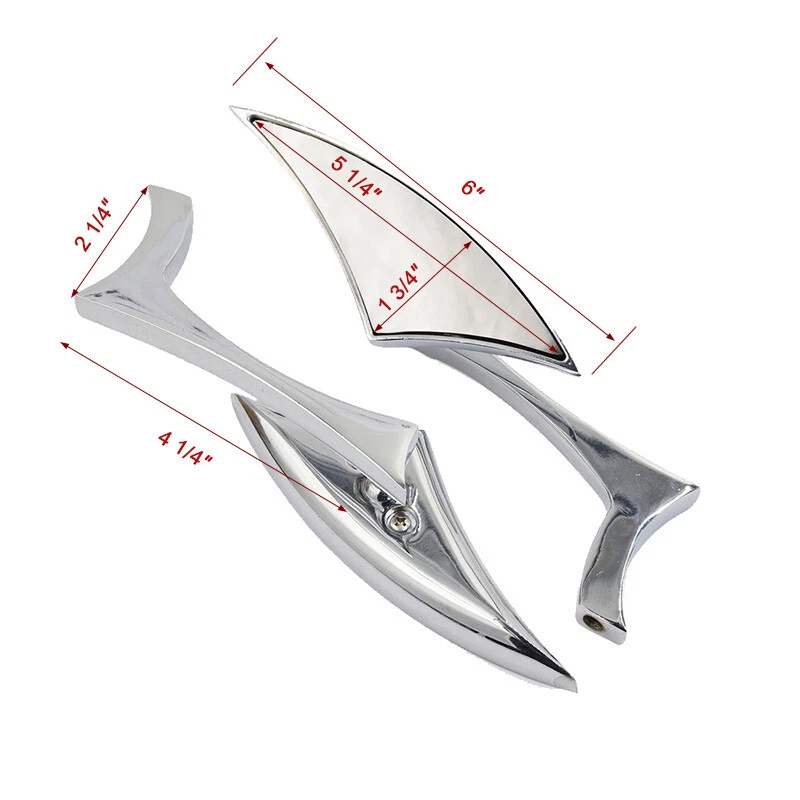 Espejos retrovisores laterales Blade para motocicleta Yamaha V-Star 250/650/950/1100/1300 Foto 3 de 4