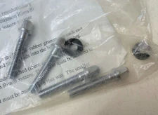 NOBLE & COOLEY 90s Vtg Replacement 1.25" TENSION ROD Snare Drum Parts Lot of 4x