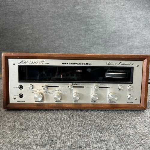 Vintage Marantz Model 4220 Quad Receiver (As Is, Need Of Repair) W/ Box