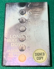 Long Way Down by Jason Reynolds SIGNED HC DJ 2017 National Book Award Finalist