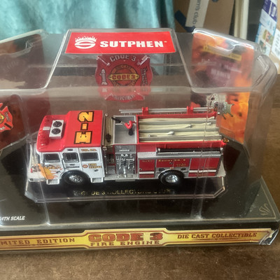 Code 3 Membership Sutphen Pumper Engine E-2 Collectors Club