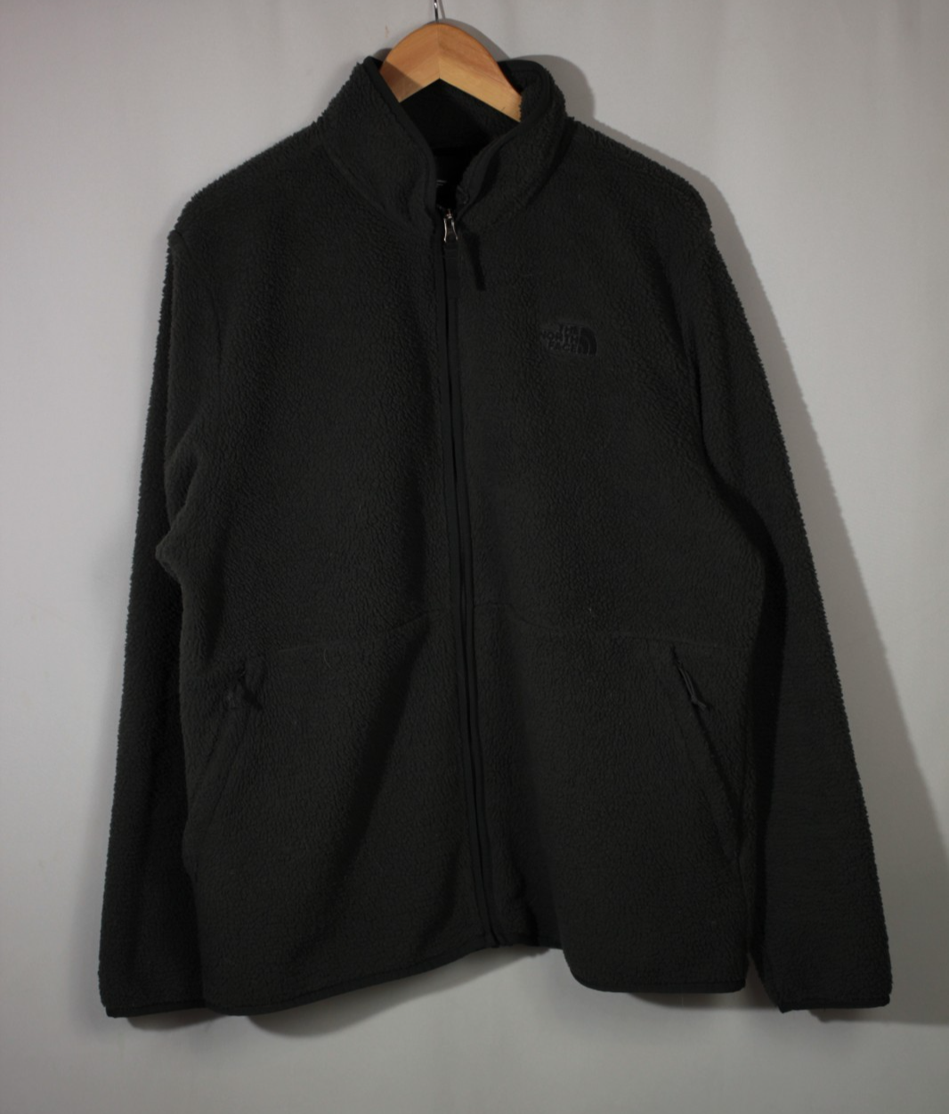 Mens The North Face Grey fleece full-zip jacket