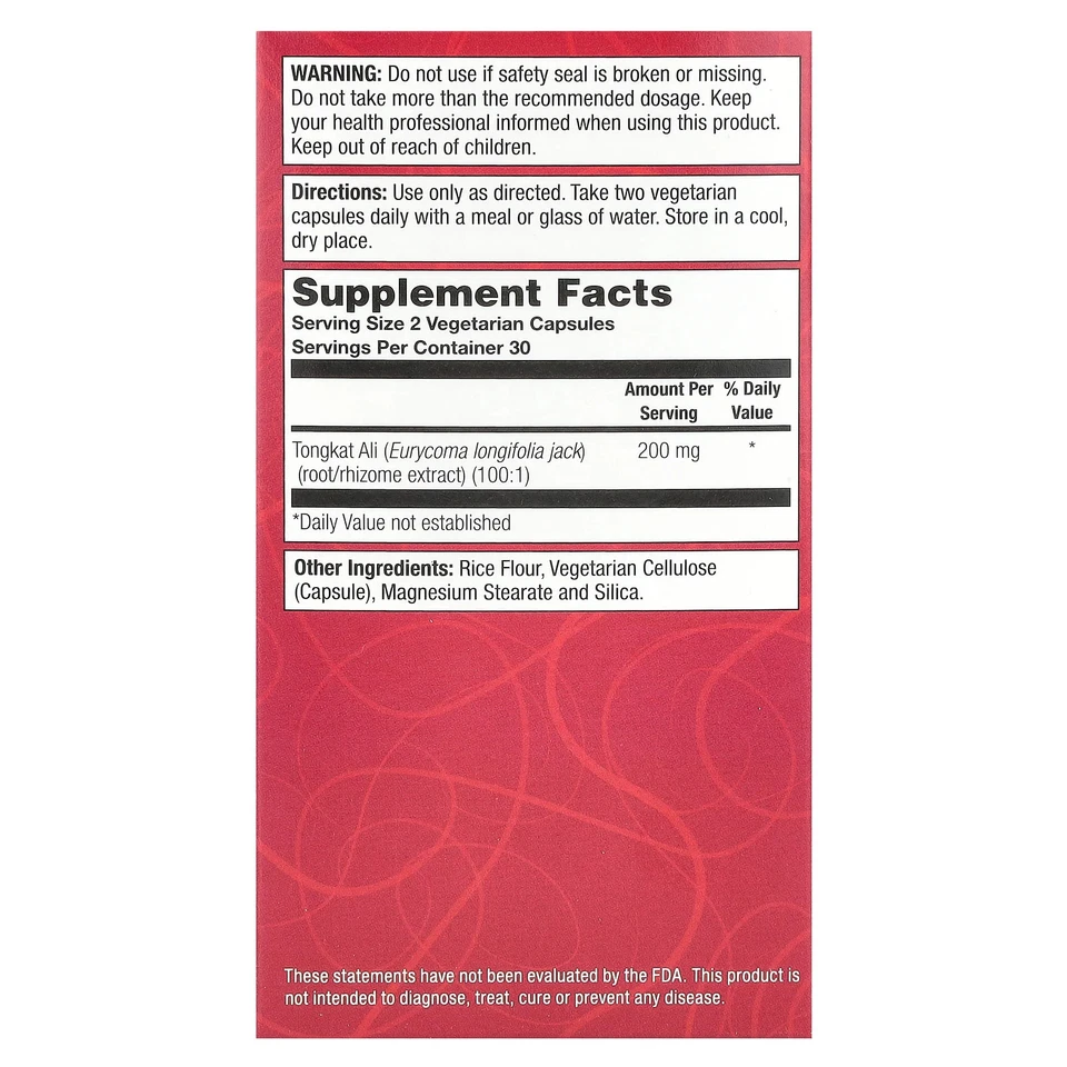 Long Jack, PowerMax™, 60 cápsulas vegetarianas (100 mg por cápsula) Foto 2 de 3