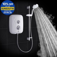 Mira Elite SE Pumped Electric 9.8kW White & Chrome Shower Model 1.1941.001