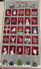 Pottery Barn Kids Advent Calendar-Pockets- Felt- Appliqué-Mono The Logans
