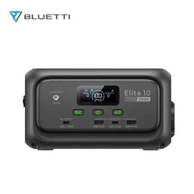 BLUETTI Elite 10 Stazione di Alimentazione Portatile 200W 128Wh LiFePO4 Campeggio Generatore Solare