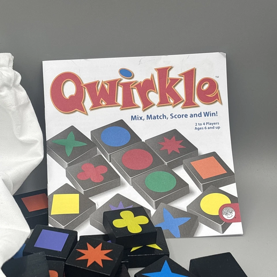 Telhas, bolsa, instruções de reposição QWIRKLE - Peças de reposição 107/108 - Imagem 2 de 4