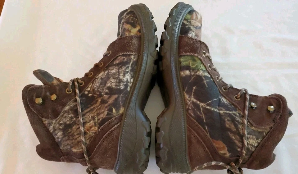 Brahma Camo Nine Point Men's Leather Boots Hunting 9W. NWOB - Image 4 of 4
